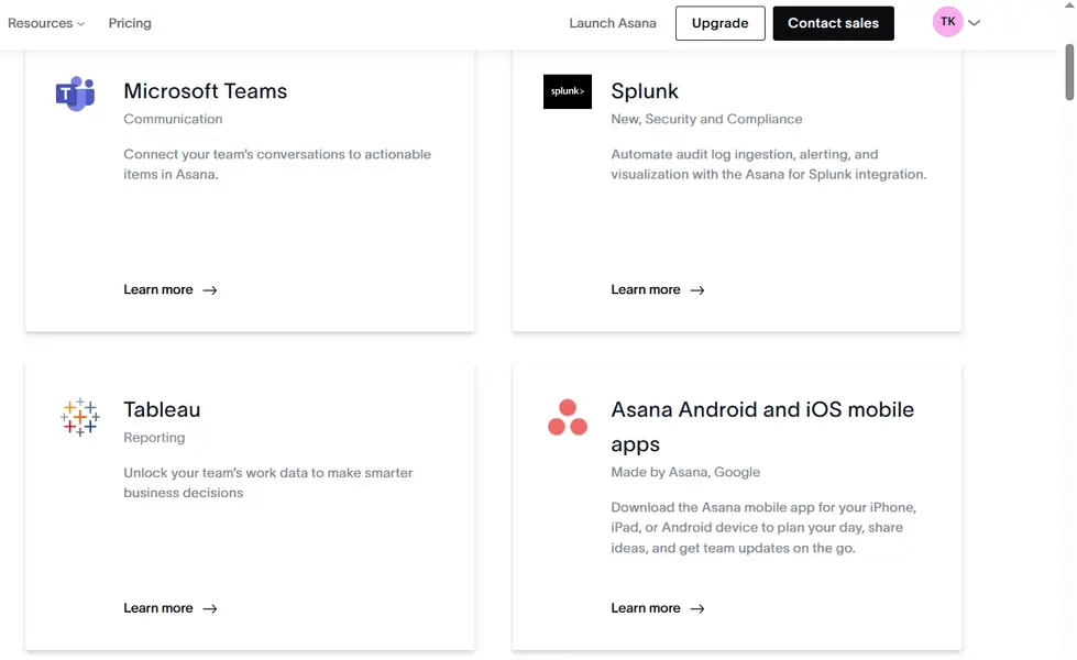Asana Web/Desktop screenshot 4