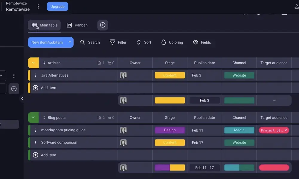 Plaky Web/Desktop screenshot 1